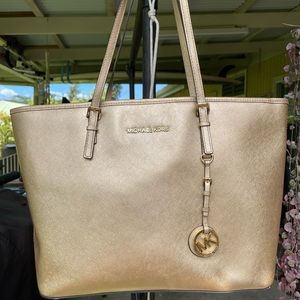 Michael Kors Tote,  handbag, designer bag, Leather, MK